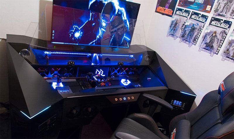 Custom gaming desk