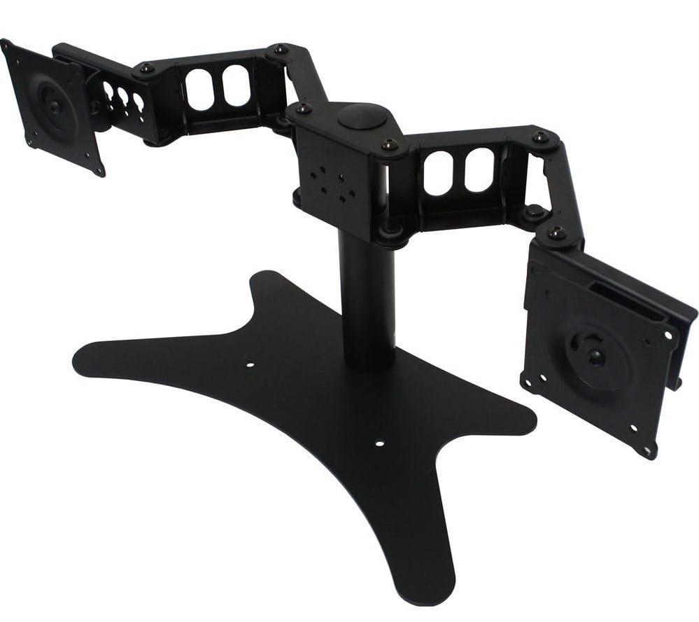 Top dual monitor stands