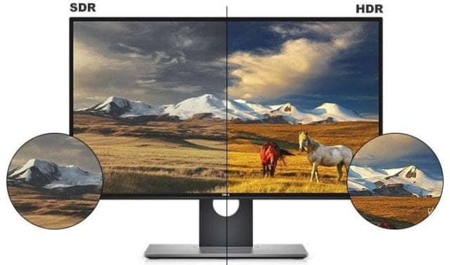 HDR monitors compared to others