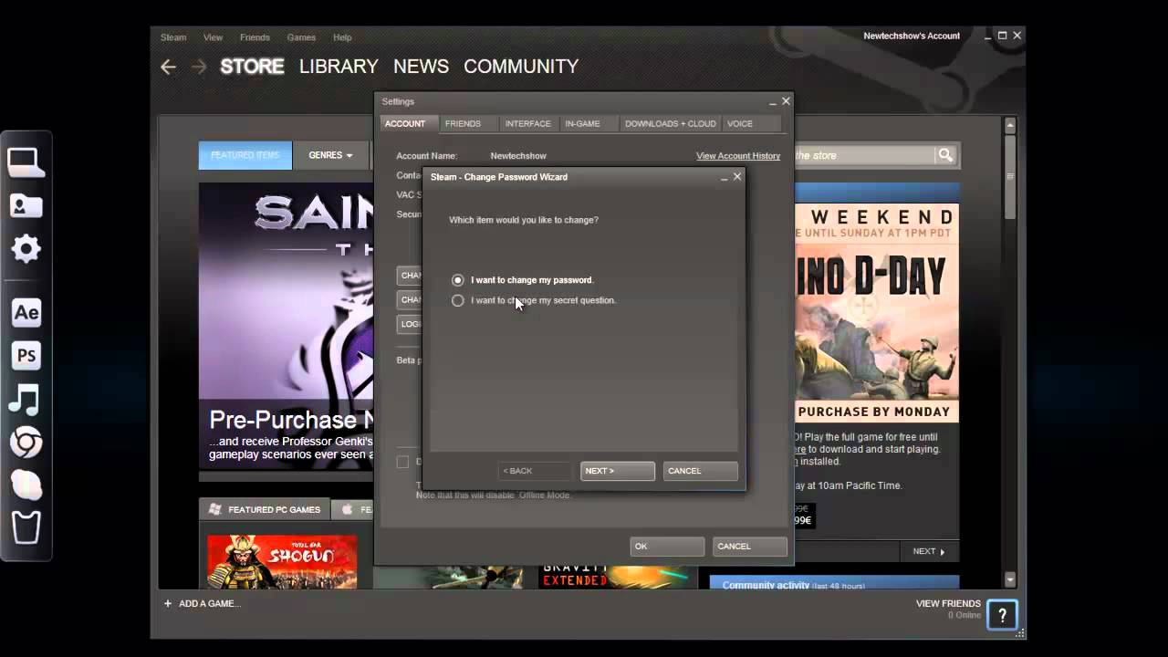 How to Change Your Steam Password