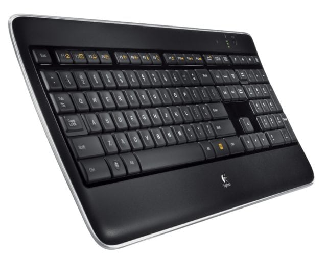 Keyboard1 Logitech Wireless Illuminated Keyboard K800, Computer Keyboard Wireless, Desktop Keyboard