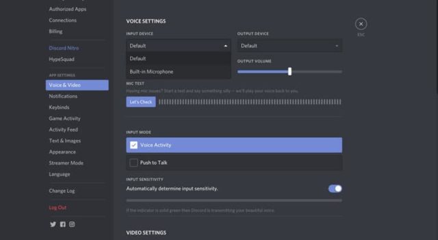 Discord Mic Not Working